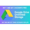 GOOGLE Unlimited Drive - Pay only $5  You Will Get Secure Storage Lifetime Unlimited Storage...
