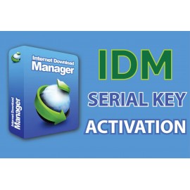 Internet Download Manager (IDM) Life time genuine License.  