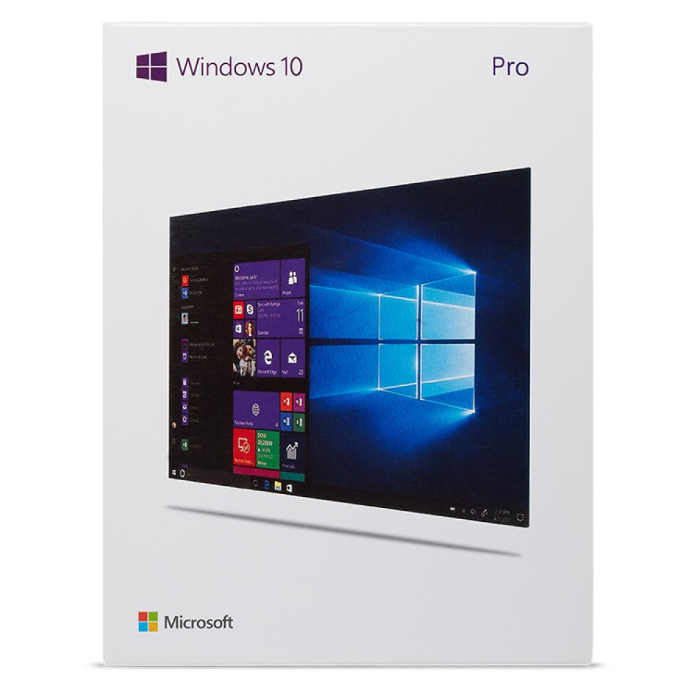 Microsoft Windows 10 Pro 64bit Retail Box - 3.0 Flash Drive USB - English Language